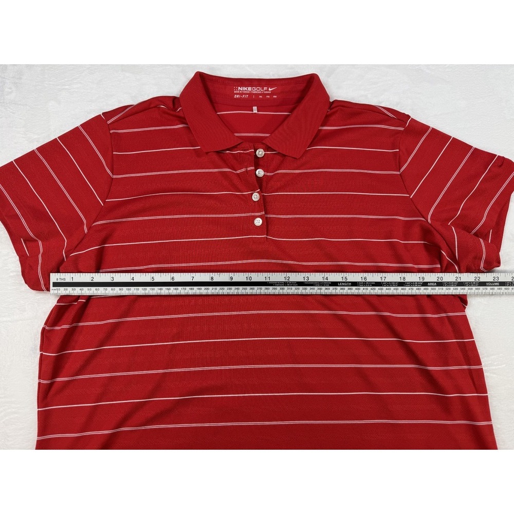 Nike Golf Dri-FIT Polo Shirt – Women's XXL – Red – Short Sleeve – Style 369453 - Picture 4 of 5